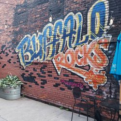 Buffalo Iron Works - Patio graffiti