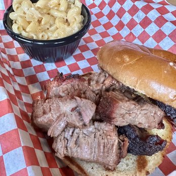 Georgia Boys BBQ - Frederick - Burnt ends sandwich with a side of Mac and cheese - Barbeque Near Me - Frederick, Colorado Georgia Boys BBQ - Frederick - Burnt ends sandwich with a side of Mac and cheese - Barbeque Near Me - Frederick, Colorado