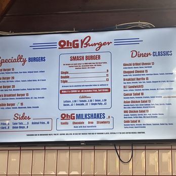 Oh G Burger - Menu - Burgers Near Me - Oakland, California Oh G Burger - Menu - Burgers Near Me - Oakland, California