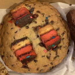 Rainbow Cookie Cake