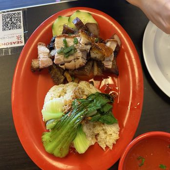 Seasons Kitchen USA - Half & Half Pork Belly with Rice - Malaysian Near Me - Anaheim, California Seasons Kitchen USA - Half & Half Pork Belly with Rice - Malaysian Near Me - Anaheim, California