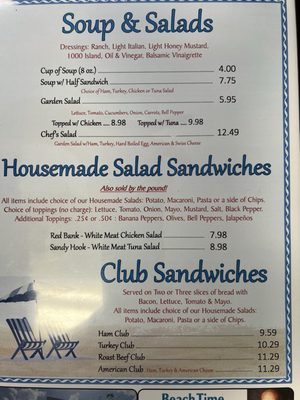 Menu photo 2 Jersey Girls' Deli Supply, NC