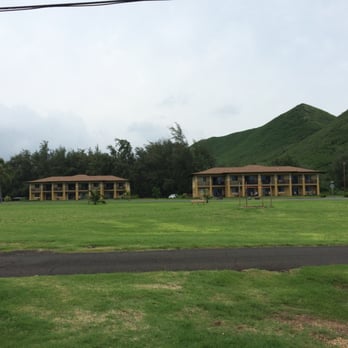 Bellows AFS Cabins - View of the "cabins" while standing a few feet away from the beach. - Hotels Near Me - Waimanalo, Hawaii