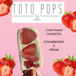 Toto Pops - Cream-based Favorites:
STRAWBERRIES & CREAM