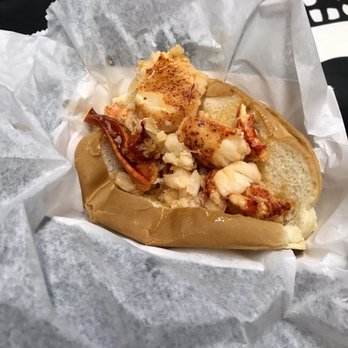 Stowe's Seafood - Hot lobster roll. Delicious and a reasonable price. - Seafood Near Me - West Haven, Connecticut