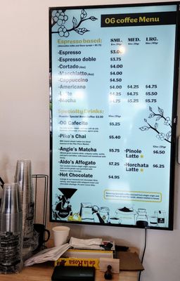 Menu photo 4 OG Coffee Seattle, WA