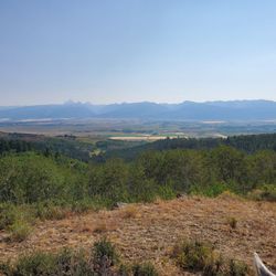 Teton Mountain Ranch - View of Victor Valley and the Grand Teton mountains.