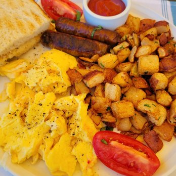 Bahia Resort Hotel - This is their egg and sausage breakfast - San Diego, CA
