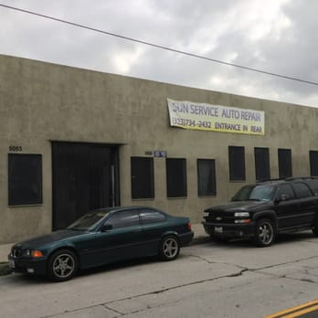 Sun Service Auto Repair - Front of building. Entrance is in the back through alley. - Auto Repair Near Me - Los Angeles, California Sun Service Auto Repair - Front of building. Entrance is in the back through alley. - Auto Repair Near Me - Los Angeles, California