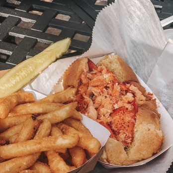 The Main Moose - Lobster roll and fries - Salad Near Me - Columbia, Connecticut