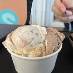 Zsa's Gourmet Ice Cream - Pb and jam and double chocolate pb