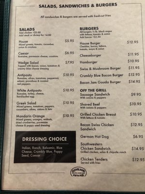Menu photo 6 The Cleveland House Cleveland, NY