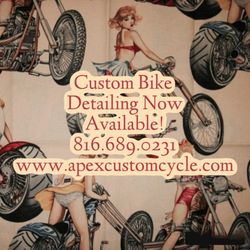 Apex Custom Cycles & Repair - Call us to set up a time to bring in your ride!