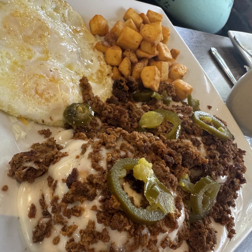 AmeriBrunch Cafe - Chorizo Biscuits & Eggs - Breakfast & Brunch Near Me - Las Vegas, Nevada