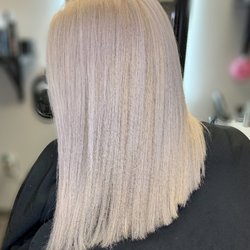 Melissa Christiansen - MC Salon - Shiny, gorgeous, HEALTHY platinum blonde.