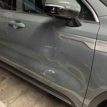 EMG Mobile Bumper Repair - Before - Mobile Dent Repair Near Me - San Diego, California