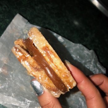 Frio Rico - "Alfajor" the dulce de leche aka manjar blanco in the middle is amazing - Ice Cream & Frozen Yogurt Near Me - East Boston, Massachusetts Frio Rico - "Alfajor" the dulce de leche aka manjar blanco in the middle is amazing - Ice Cream & Frozen Yogurt Near Me - East Boston, Massachusetts
