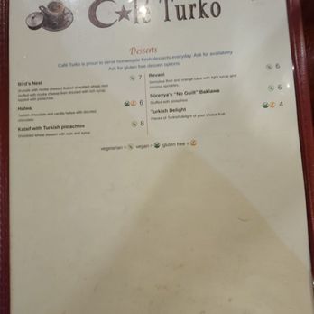 Cafe Turko - Menu - Halal Near Me - Seattle, Washington