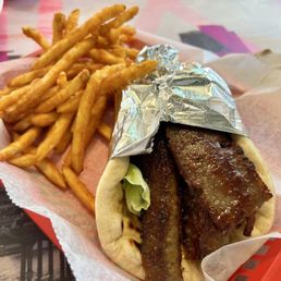 Gyro or Chicken Pita Meal Gyro or Chicken Pita Meal