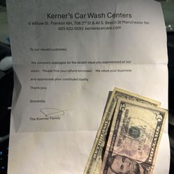 Kerner's Car Care - Refund for machine that was malfunctioning- amazing customer service!!!