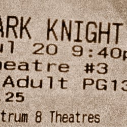 Spectrum 8 Theatres - Dark Knight Rises.