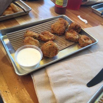 Bruxie - Fried pickles!!!! My favorite. - Sandwiches Near Me - Orange, California