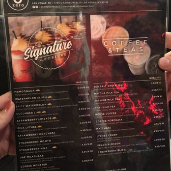 Zero Degrees - Bubble Tea Near Me - Las Vegas, Nevada