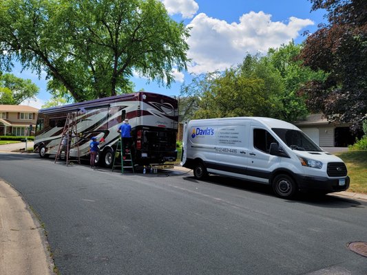 Photo of Davila's Auto Detailing - St. Louis park , MN, US. Davila's crew