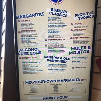 Bubba Gump Shrimp - Menu - Seafood Near Me - Laughlin, Nevada Bubba Gump Shrimp - Menu - Seafood Near Me - Laughlin, Nevada