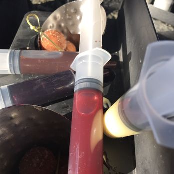 Topgolf - The container is cute, but made for two syringes. So they were flailing around the table. - Golf Near Me - Virginia Beach, Virginia Topgolf - The container is cute, but made for two syringes. So they were flailing around the table. - Golf Near Me - Virginia Beach, Virginia