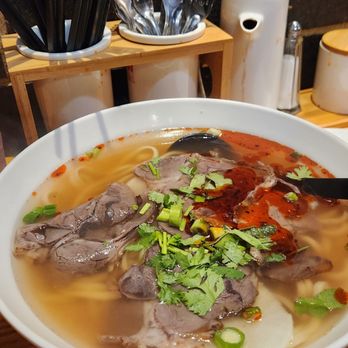 Nouilles de Lan Zhou - Medium beef soup, Medium spiciness - Chinese Near Me - Montreal, Quebec Nouilles de Lan Zhou - Medium beef soup, Medium spiciness - Chinese Near Me - Montreal, Quebec