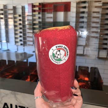 Eva's Original Chimneys - raspberry chimney cake - Desserts Near Me - Toronto, Ontario