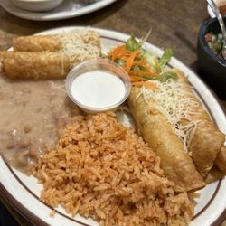 Jenny's Cafe - Beef and chicken Falutas with rice/beans 4/18/2026