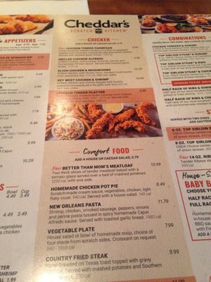 Menu photo 5 Cheddar's Scratch Kitchen Triadelphia, WV