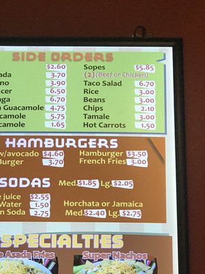 Menu photo 2 Los Favoritos Mesa, AZ Menu photo 2 Los Favoritos Mesa, AZ