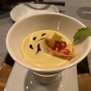 O' by Claude Le Tohic - White corn soup! Perfect with bread! - French Near Me - San Francisco, California O' by Claude Le Tohic - White corn soup! Perfect with bread! - French Near Me - San Francisco, California