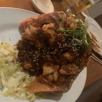 Lure Fishbar - Asian Snapper Dinner - Seafood Near Me - New York, New York