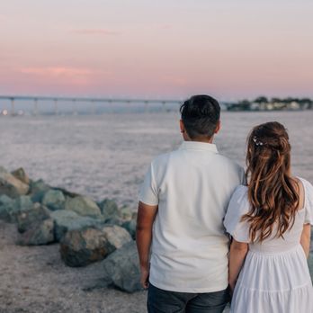 Shade and Strand - Engagement photoshoot/trial hair done by Kelly :) - Hair Extensions Near Me - San Diego, California