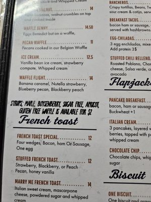 Menu photo 3 Waffle Iron Prescott, AZ