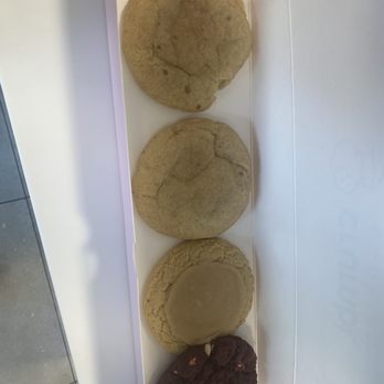 Crumbl - Concord - 2 snickerdoodle, caramel & red velvet - Bakeries Near Me - Concord, California