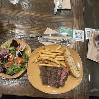 Urban Plates - Got the grass fed steak with salad and fries. Very good. - New American Near Me - Irvine, California Urban Plates - Got the grass fed steak with salad and fries. Very good. - New American Near Me - Irvine, California