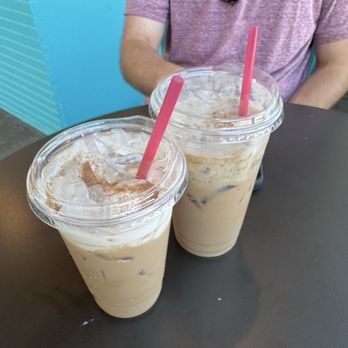 Coffee42go - Iced Banana Crme Latte and Horchata Crme de la Crme - Coffee & Tea Near Me - Anaheim, California Coffee42go - Iced Banana Crme Latte and Horchata Crme de la Crme - Coffee & Tea Near Me - Anaheim, California