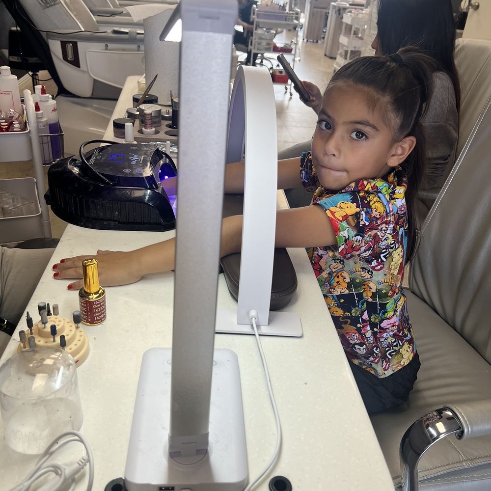 NailsTOP Spa & Lashes - Baby girl getting pampered - Nail Technicians Near Me - Norwalk, California NailsTOP Spa & Lashes - Baby girl getting pampered - Nail Technicians Near Me - Norwalk, California