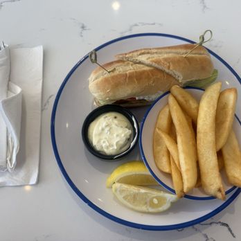 Cook's Seafood - Fried shrimp sandwich not called a Po' boy though - Seafood Near Me - Pleasanton, California Cook's Seafood - Fried shrimp sandwich not called a Po' boy though - Seafood Near Me - Pleasanton, California