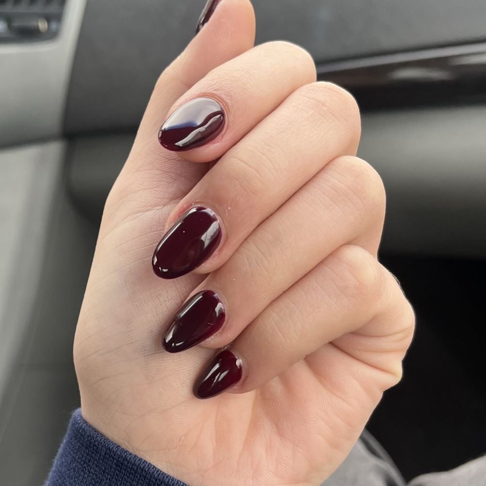 Lee Nails - Basic Dark Red - Nail Salons Near Me - Chicago, Illinois Lee Nails - Basic Dark Red - Nail Salons Near Me - Chicago, Illinois