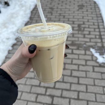 Share Amherst - Iced latte (or maybe just a cup of oat milk?) - Coffee & Tea Near Me - Amherst, Massachusetts Share Amherst - Iced latte (or maybe just a cup of oat milk?) - Coffee & Tea Near Me - Amherst, Massachusetts
