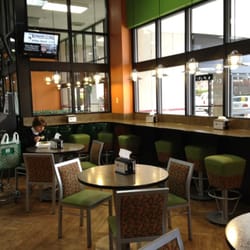 Village Market - Small café area for eating lunch.