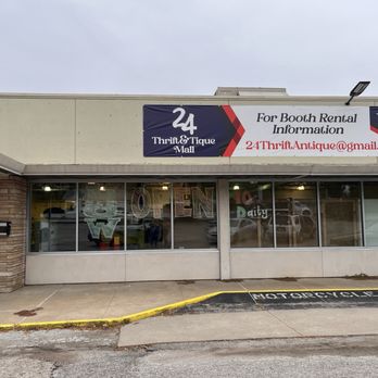 24 Thrift & Tique Mall - Storefront - Thrift Stores Near Me - Independence, Missouri 24 Thrift & Tique Mall - Storefront - Thrift Stores Near Me - Independence, Missouri