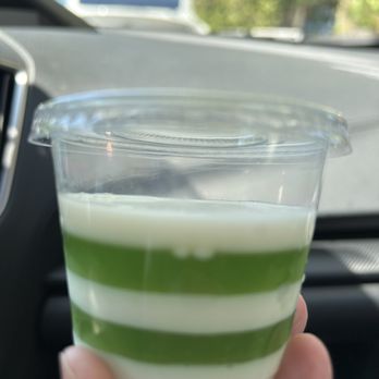 Banh Mi Xo - Here's a sample of their pandan jello. - Vietnamese Near Me - Seattle, Washington