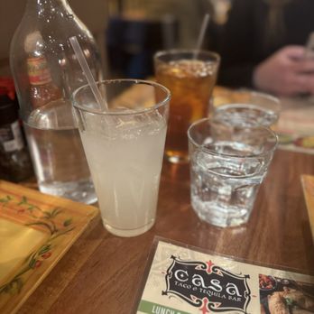 Casa Taco & Tequila Bar - Lemonade , fresh water , unsweetened tea - Mexican Near Me - Atlantic City, New Jersey Casa Taco & Tequila Bar - Lemonade , fresh water , unsweetened tea - Mexican Near Me - Atlantic City, New Jersey